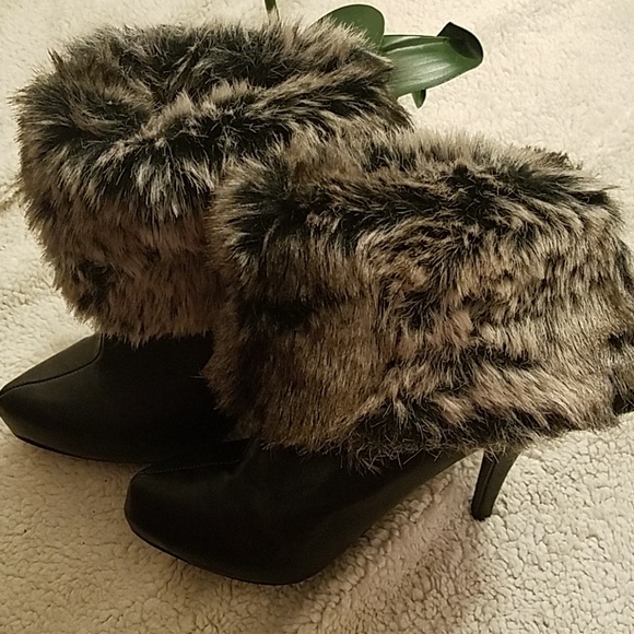 Faux Fur Boots - Picture 2 of 5
